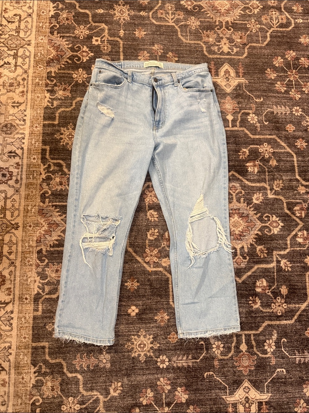 Abercrombie and fitch ankle jeans